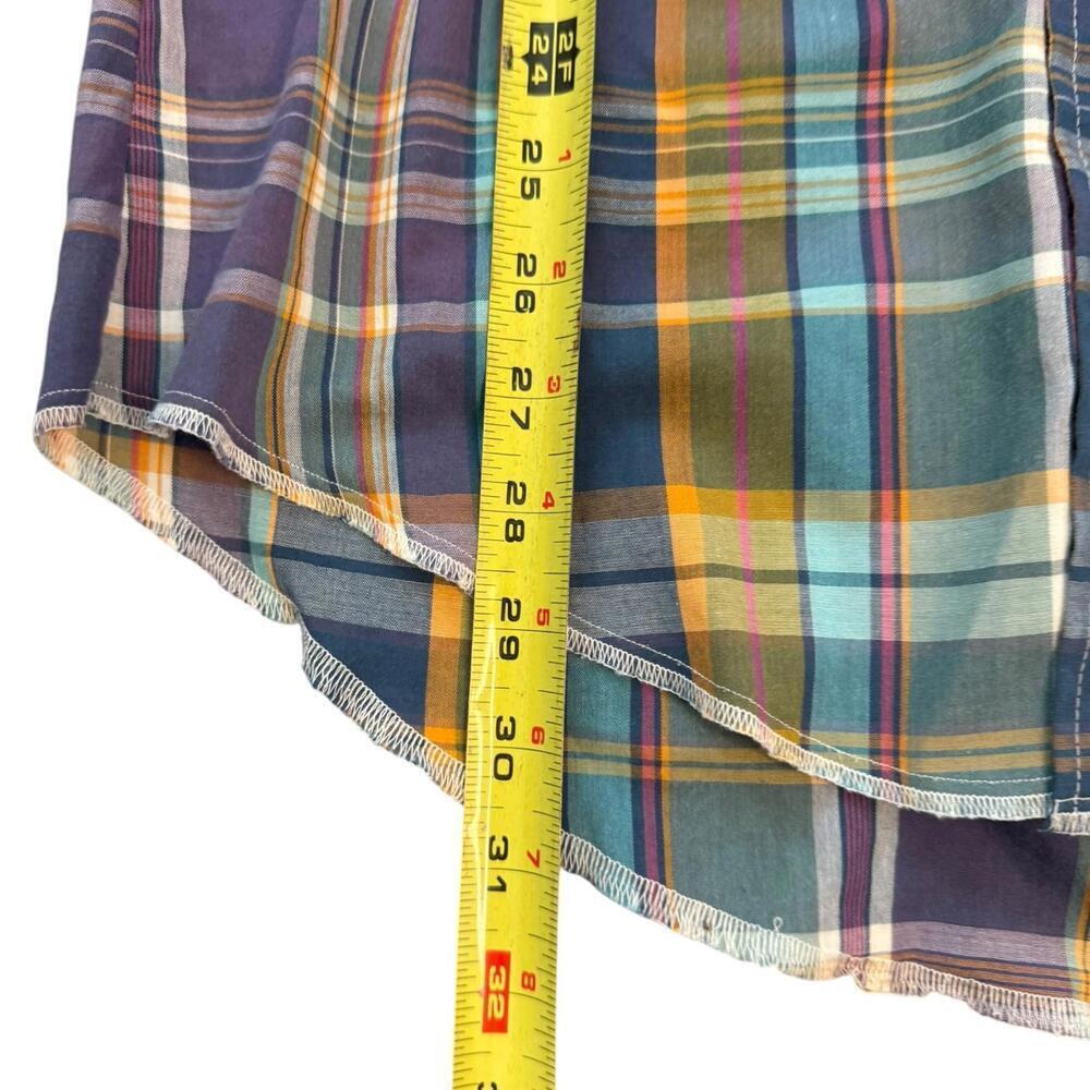 Saddlebrook plaid short sleeve snap shirt S men’s Western ranchwear - Picture 5 of 5